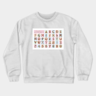 Children's Alphabet and Numbers Crewneck Sweatshirt